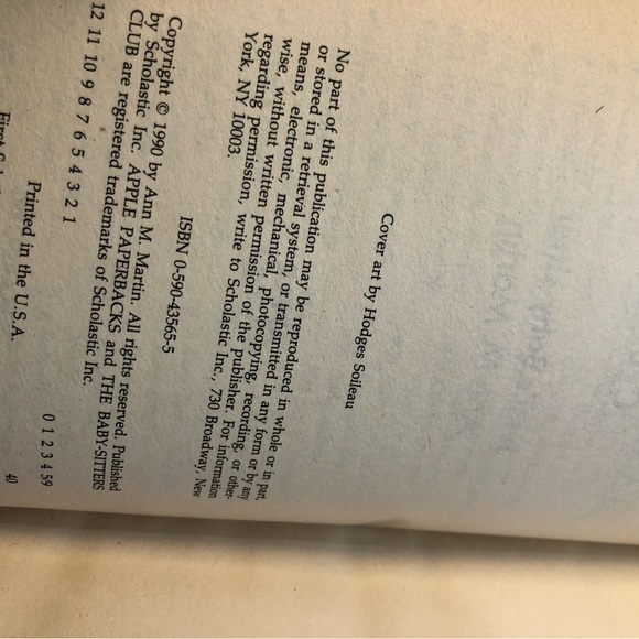 Apple Paperbacks The Baby-Sitters Club Books #33-36 Vintage 1990 - Picture 6 of 13